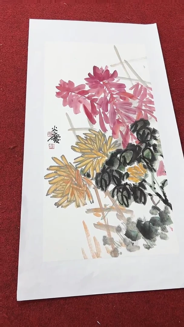 国画李火庆/国画*/花鸟