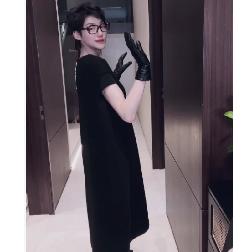 2025双色连衣裙 Q0527