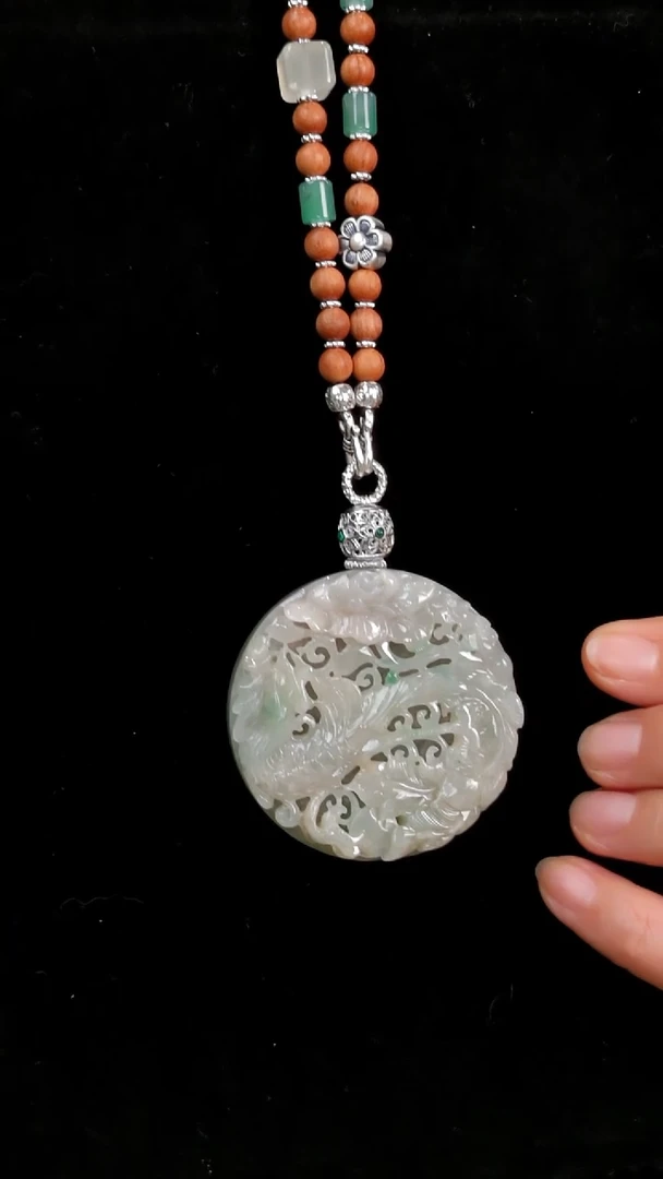 颈饰未镶嵌翡翠国风