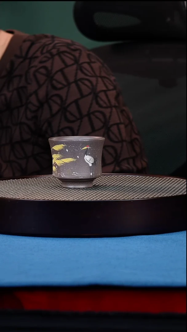 茶杯紫砂宜兴原矿紫砂 手工主人杯