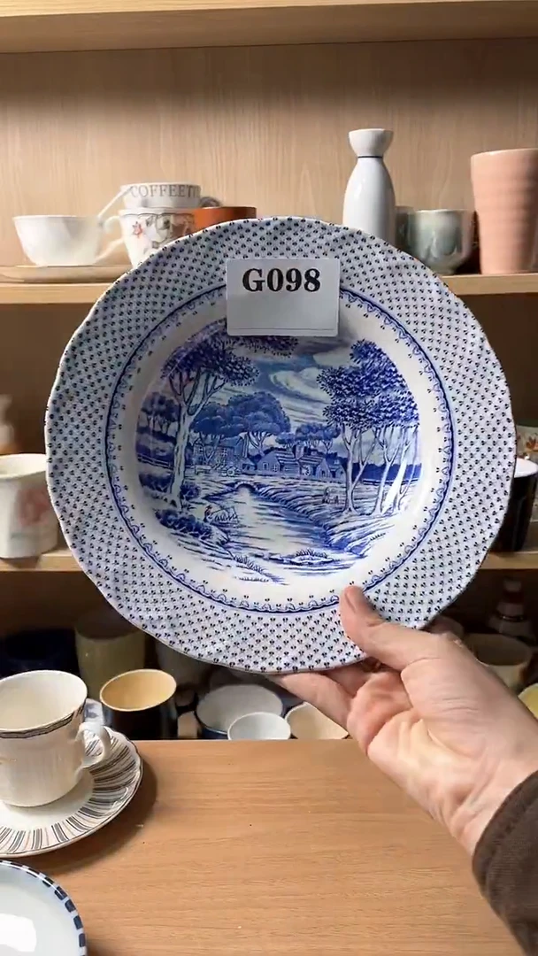 瓷片屹*妈默认微瑕回流古瓷098