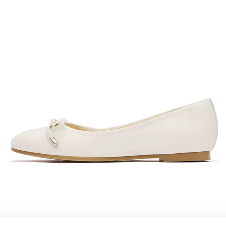 Clarks其乐 时尚优雅 芭蕾舞鞋 女款 白色-26166815