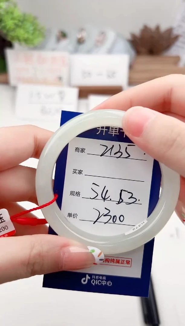 未镶嵌手镯和田玉微色差Z135