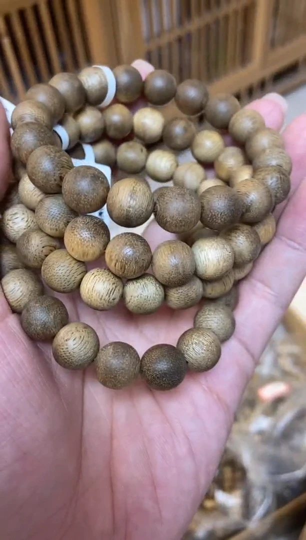 沉香手串文莱圆珠单圈1.1多样性发其一