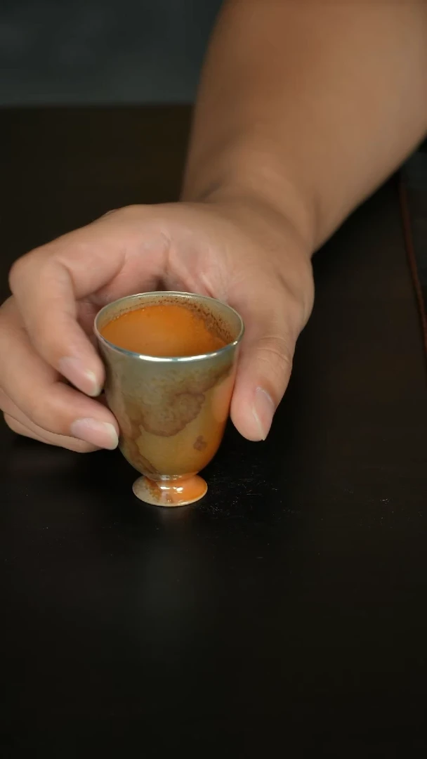 【窑宝】厚山柴烧包银口70ml