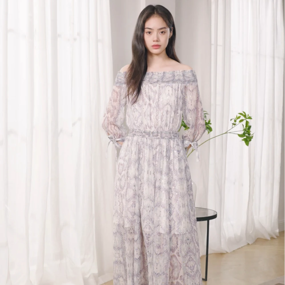 【陨石花】歌力思24新款尤莱特碎花连衣裙女EWD355Y18200