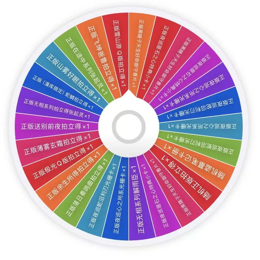 DMBJ【派大星】盗墓笔记拍立得/香片/卡册快乐大转盘(尊享版)