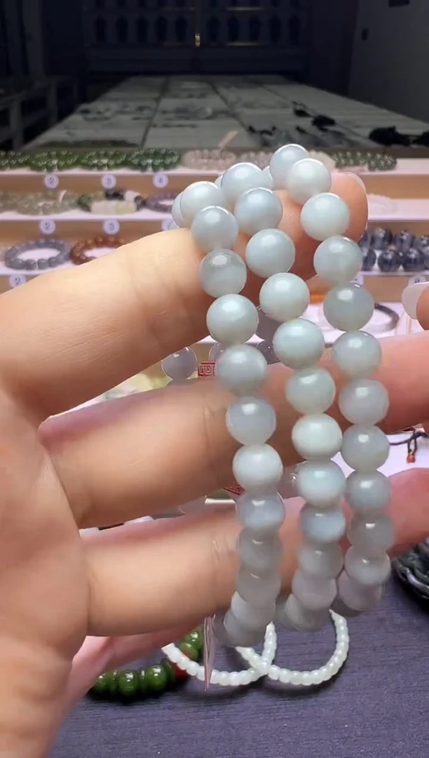 手串未镶嵌和田玉31号链接卡7mm多样性发一（先拍先挑）