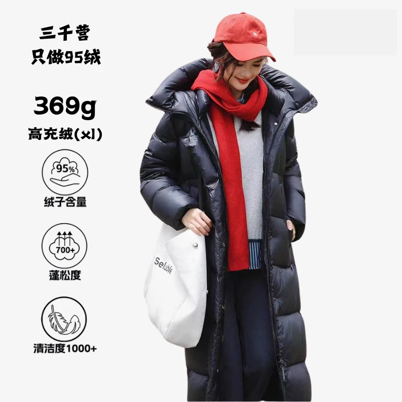 三千营【清仓捡漏】95白鸭绒超厚男女宽松保暖复古时尚连帽羽绒服