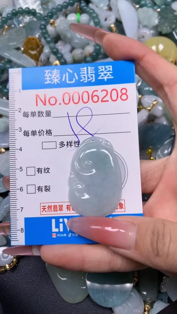 【闪购商品】翡翠颈饰未镶嵌含绳0006208