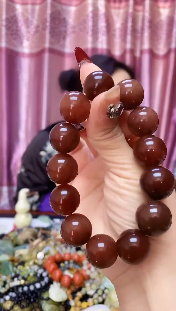 未镶嵌蛇纹石玉手串
