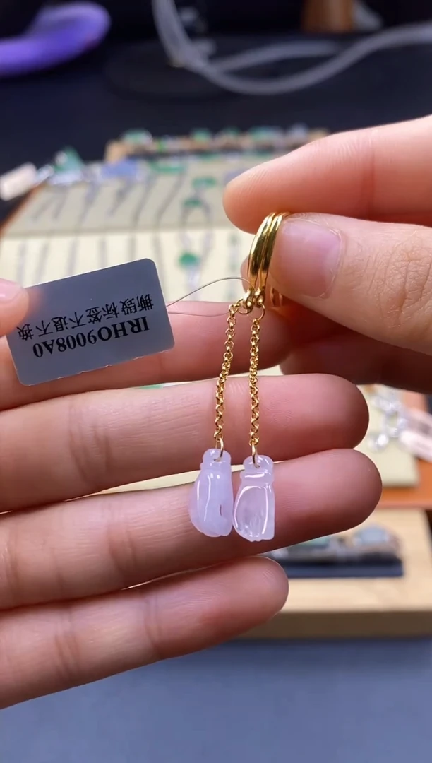 颈饰银S925镶嵌翡翠15326