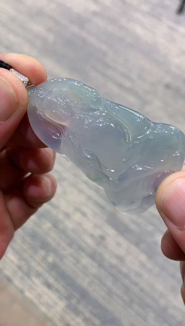 颈饰未镶嵌翡翠天然A货翡翠