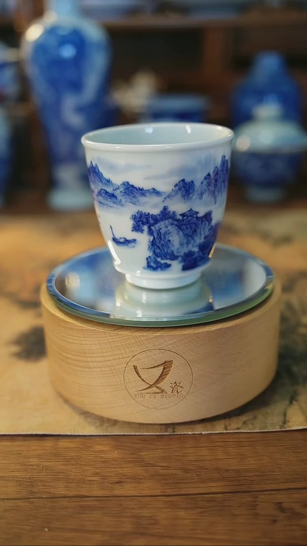 16景德镇手工手绘茶具
