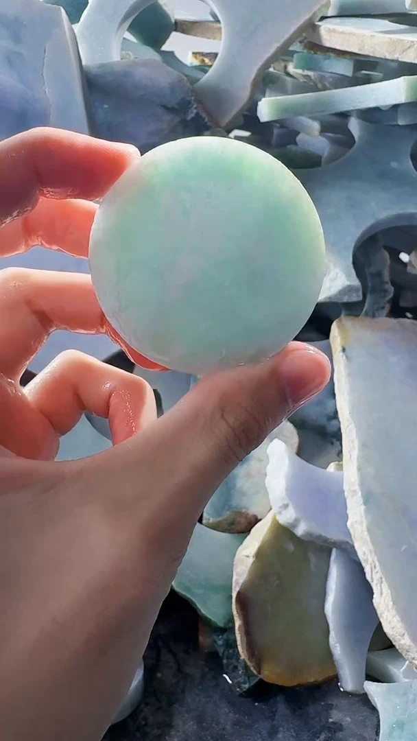 裸石翡翠缅甸翡翠A货文198