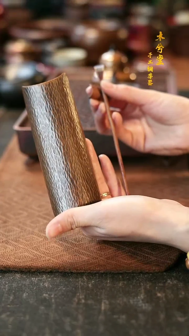 纯手工锻打 新品茶则三件套 做旧色