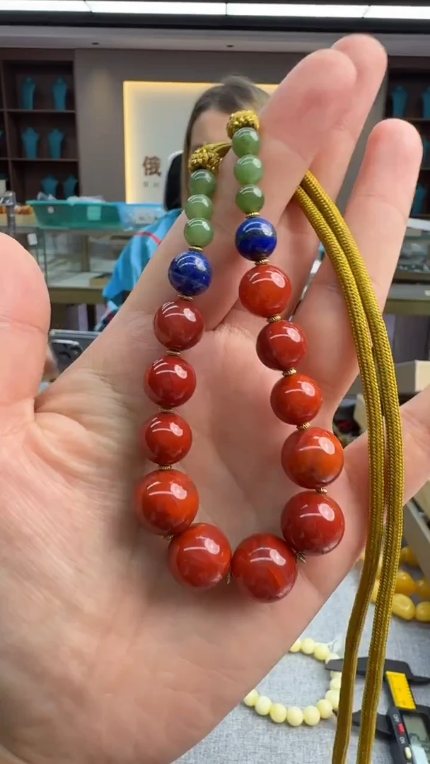 未镶嵌手链南红玛瑙465秒拍号 假一罚三