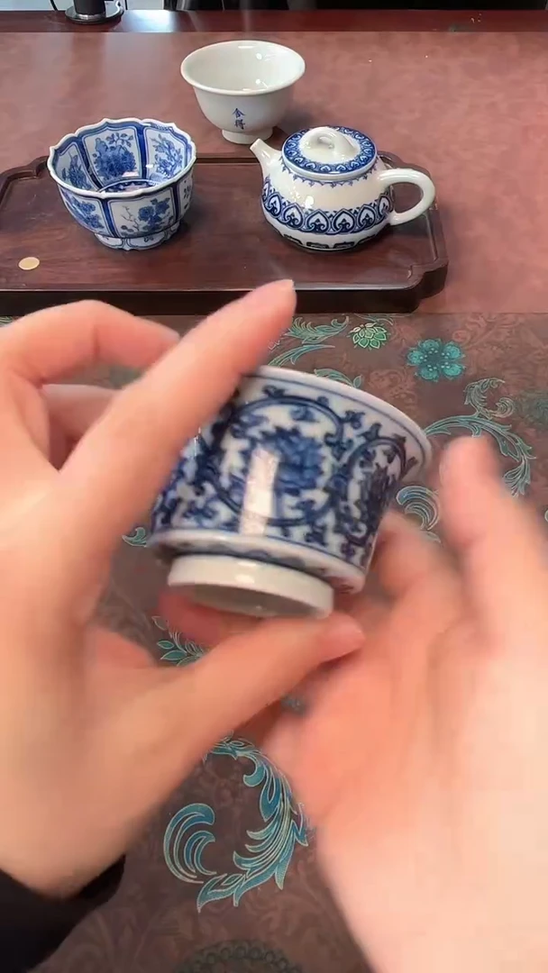 镹曰陶手工手绘柴窑制作微瑕