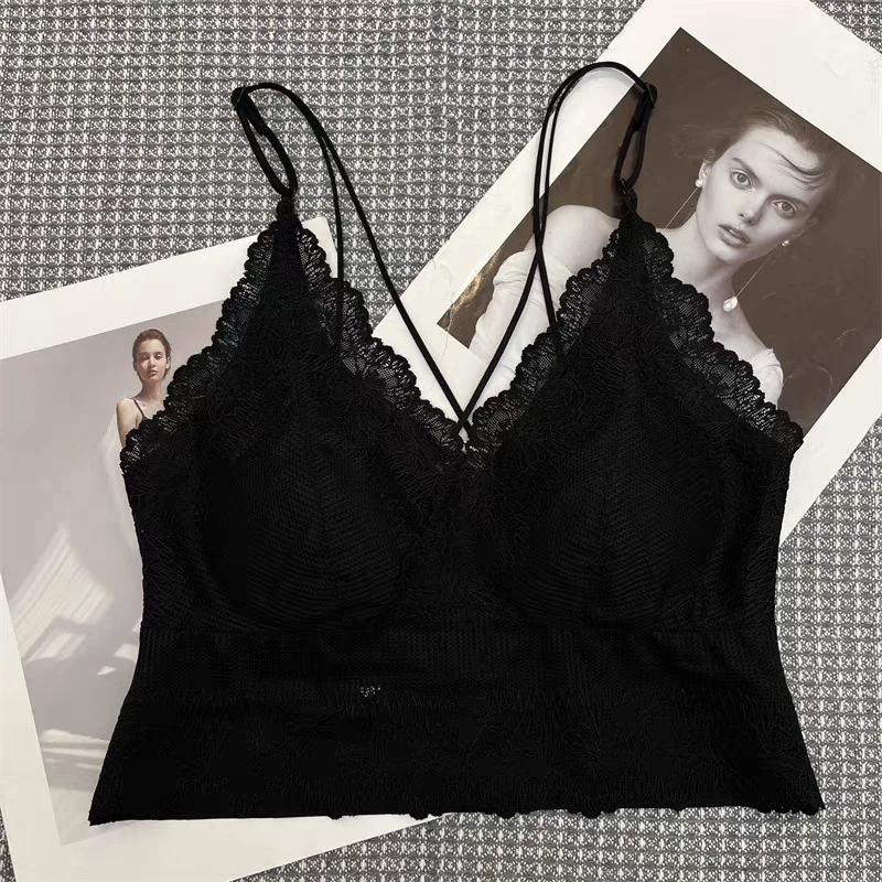 【YING FASHION】莹老板-时尚气质百搭蕾丝聚拢美背 8020110 172