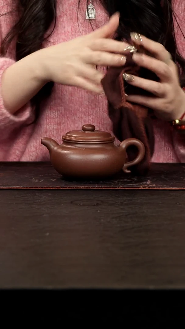 茶壶紫砂底槽青仿古150cc