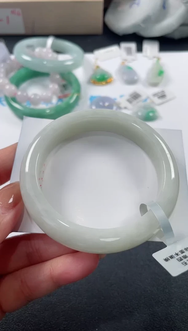 未镶嵌手镯翡翠基地发货H 3791  57+