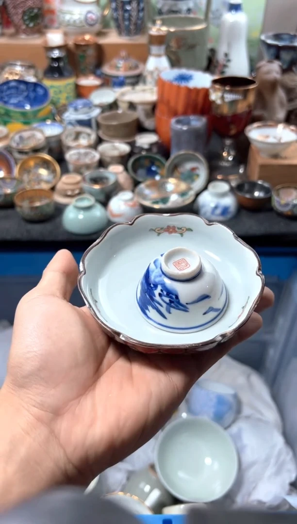 瓷片吴*夏目海外回流瓷器中古品。