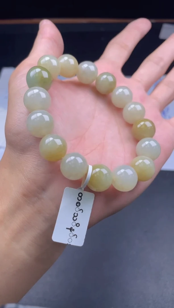 未镶嵌定制翡翠珠串卡13
