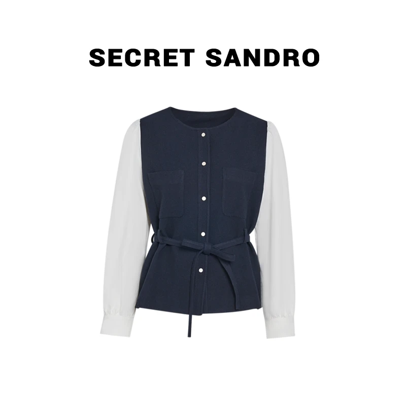【蓝莓】【多娜&Secret Sandro粉丝专享】上衣 S25226017N