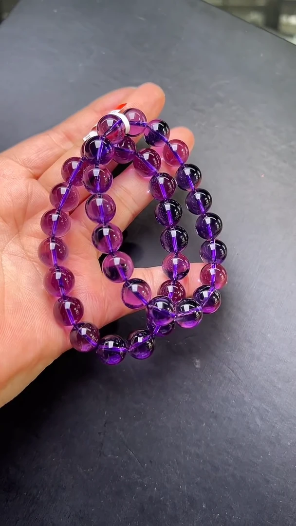未镶嵌手串水晶紫水晶手串11m+ 多样性发一 M57368XB