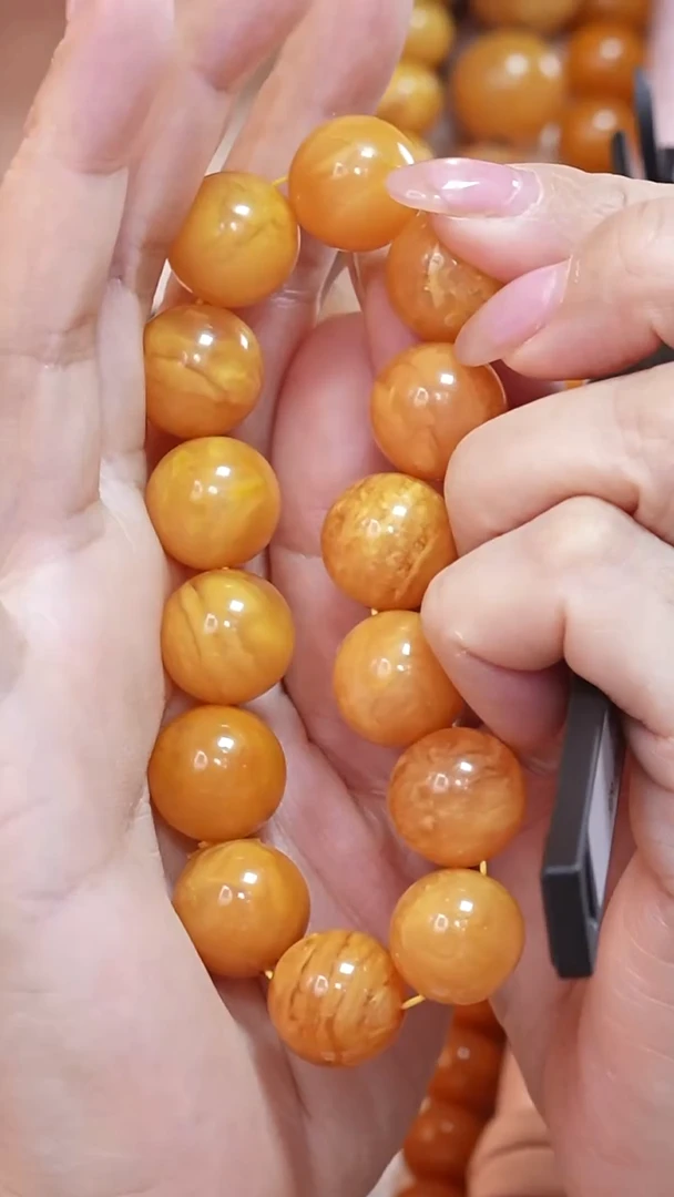 蜜蜡颈饰未镶嵌8958天然蜜蜡珠宝奇石云端妖孽全部保真