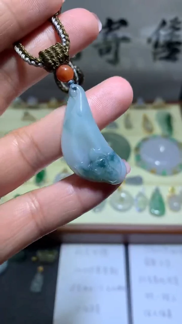 【闪购商品】翡翠颈饰未镶嵌064天然翡翠缅甸A货