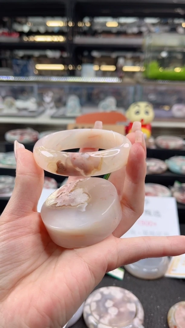 未镶嵌手镯石英质玉54圈口（赠品镯心）1955663