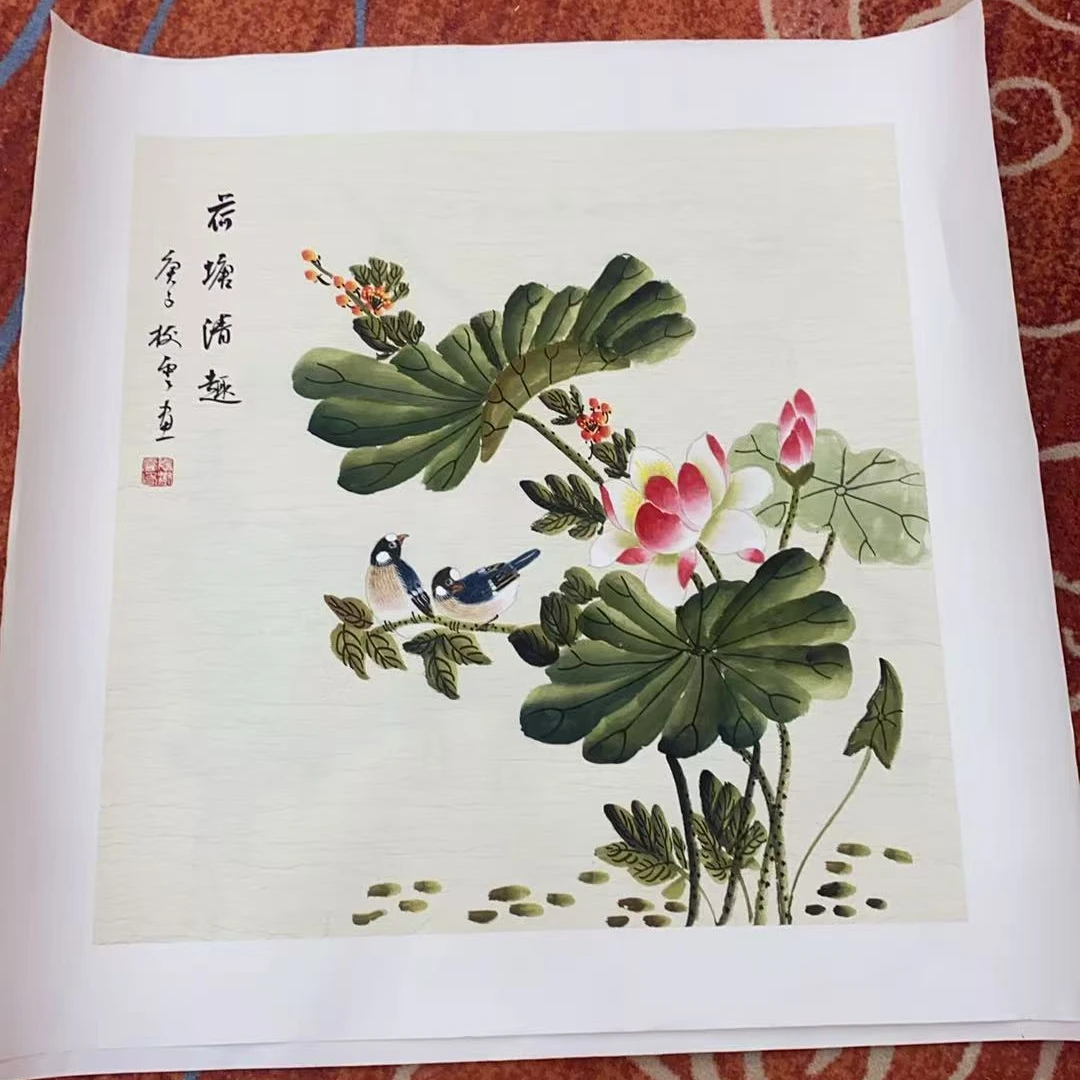 窗展示/文舒文化/绘画/老师/宣纸国画/有证书/不带框67