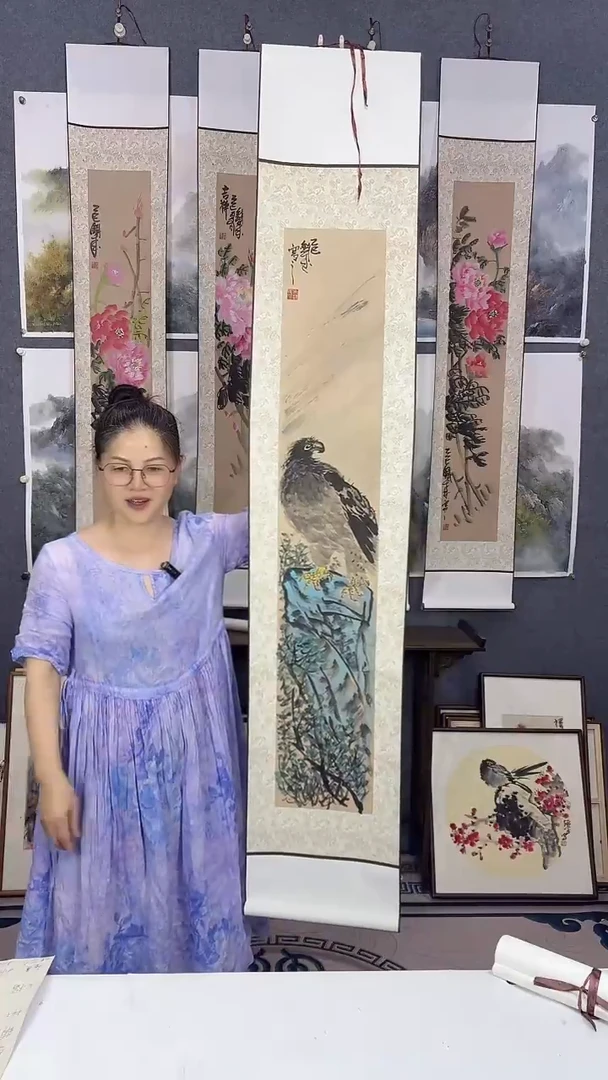 国画175*32吴铁成作品