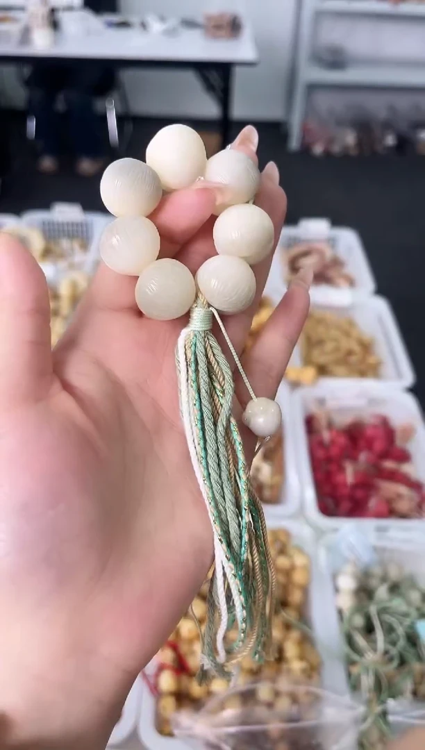 手串菩提根/象牙果【青松果20mm】拉丝屁桃手捻CP023-610