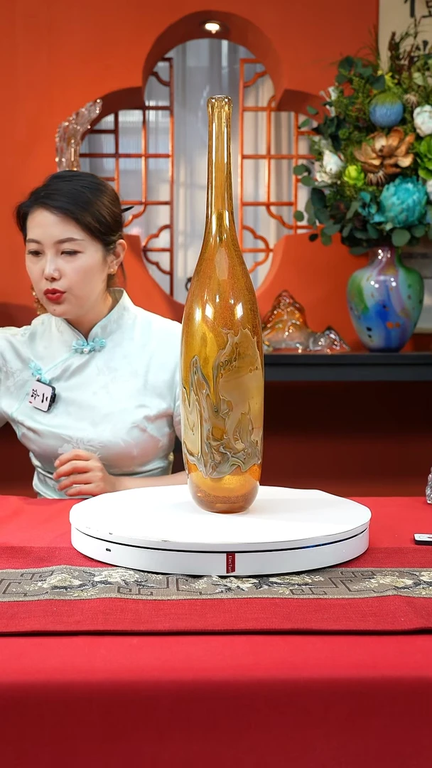 琉璃手工艺品花瓶