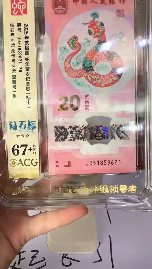 塑料2025蛇钞  爱藏标十  啊啊啊啊