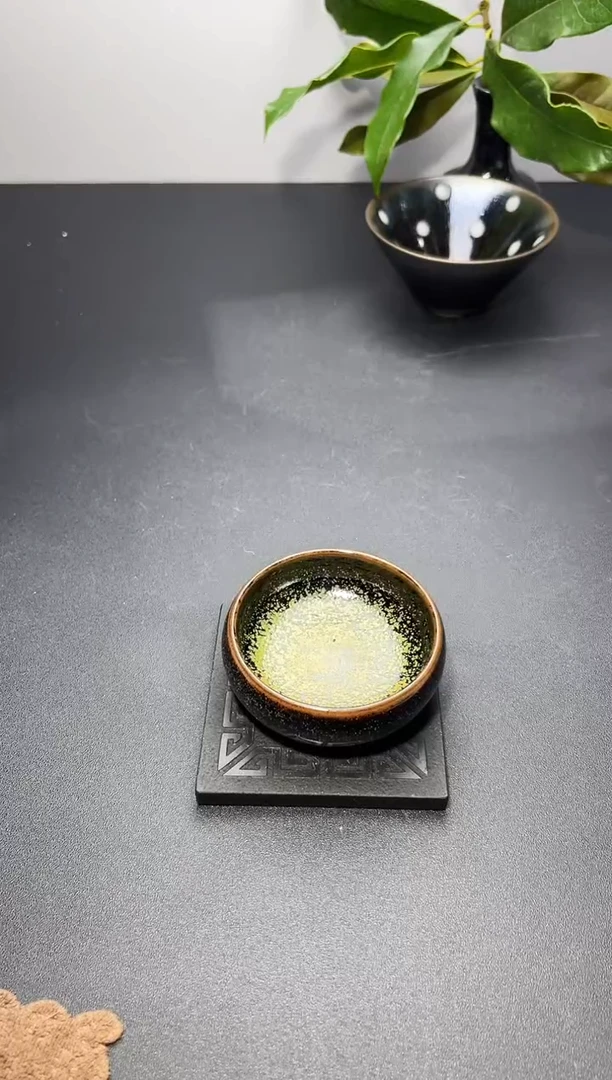 茶盏85 叶紫建盏