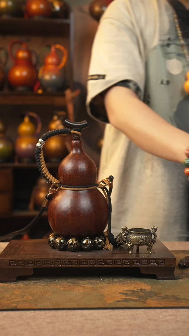 214大漆葫芦一物一拍记葫堂出品不带手串