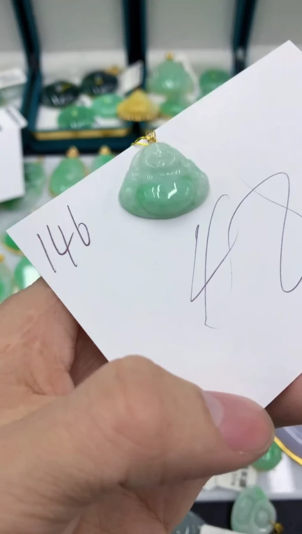 【闪购商品】翡翠颈饰18K金镶嵌号链接11111