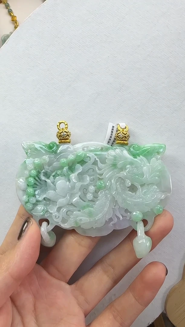 颈饰未镶嵌翡翠国风翡翠