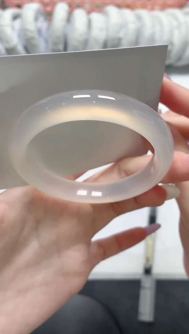 石英质玉手镯未镶嵌283-荔枝53.5