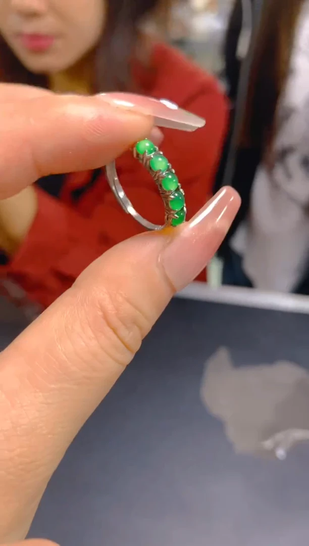 翡翠戒指未镶嵌0733141992多样性发一