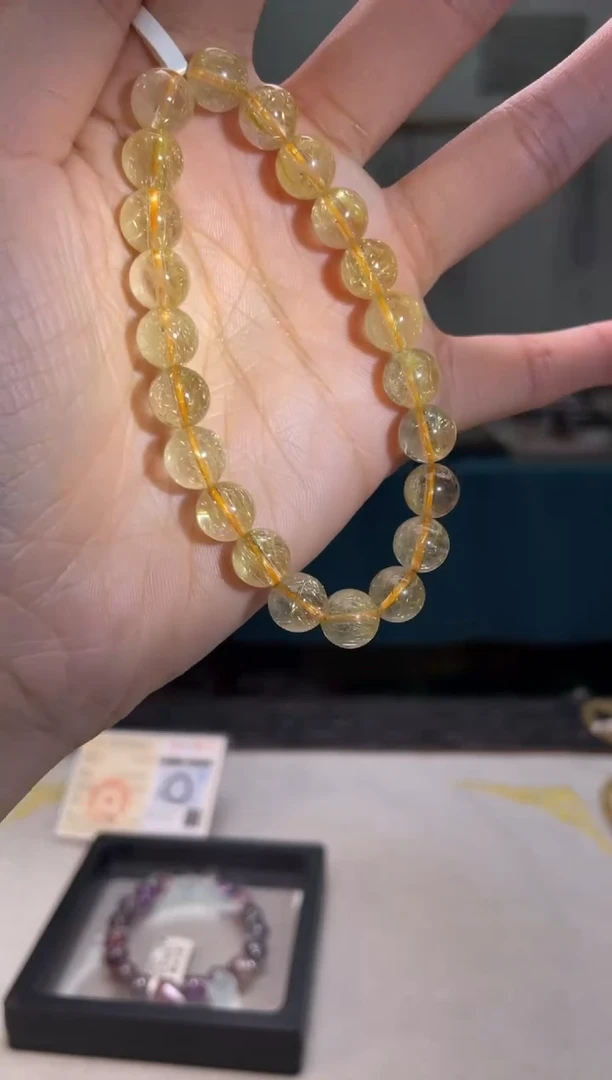 手链9±/x-082未镶嵌水晶金发晶