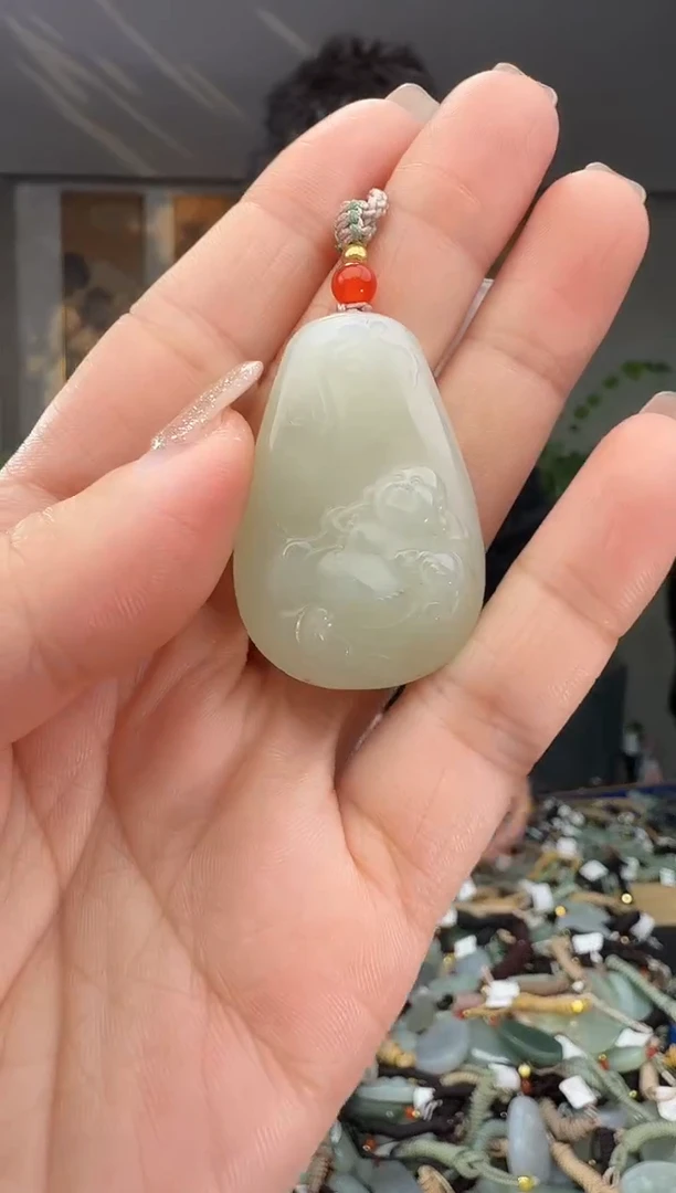 颈饰未镶嵌和田玉拍一发一多样性发货