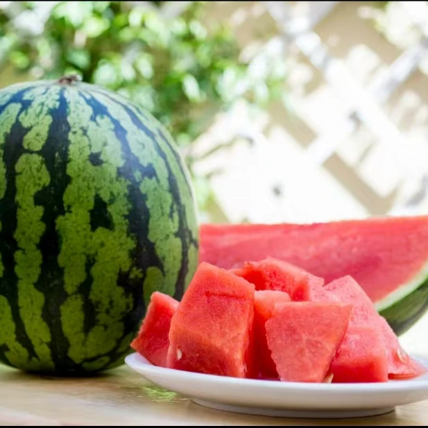 1颗【2K西瓜】脆甜多汁薄皮无籽肉厚硬脆 4斤左右一颗