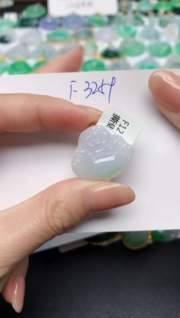 颈饰未镶嵌翡翠天然缅甸A货翡翠百元以上9元证书费自理