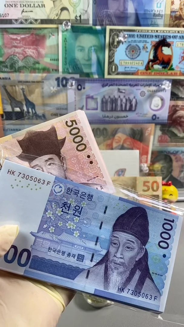 纸币韩国1000 纸币