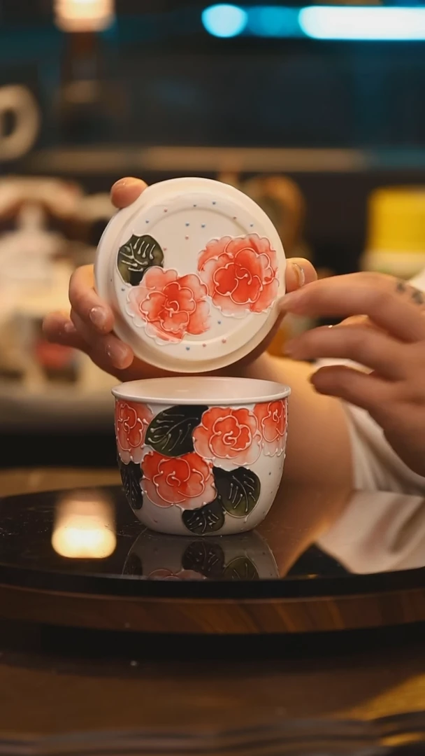 【闪购商品】杯子景德镇高温釉下彩手绘