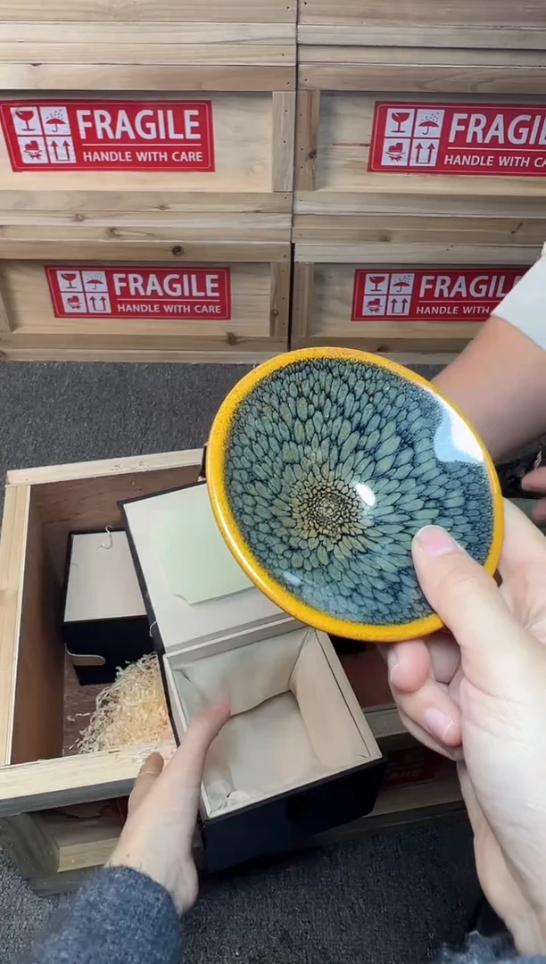 茶盏鹧鸪 撇口 建窑建盏主人杯